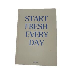 Papier Productivity Planner Start Fresh Every Day Blue Hardcover 16 Week Undated